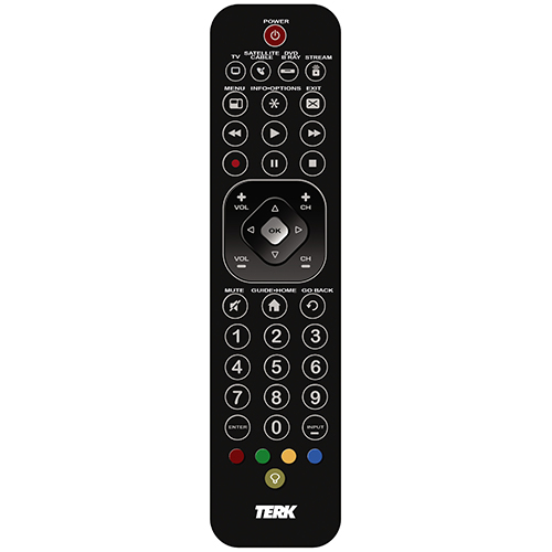 TKRTBL04B - 4-Device Universal Remote