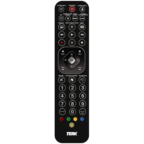 TKRTBL06B - 6-Device Universal Remote